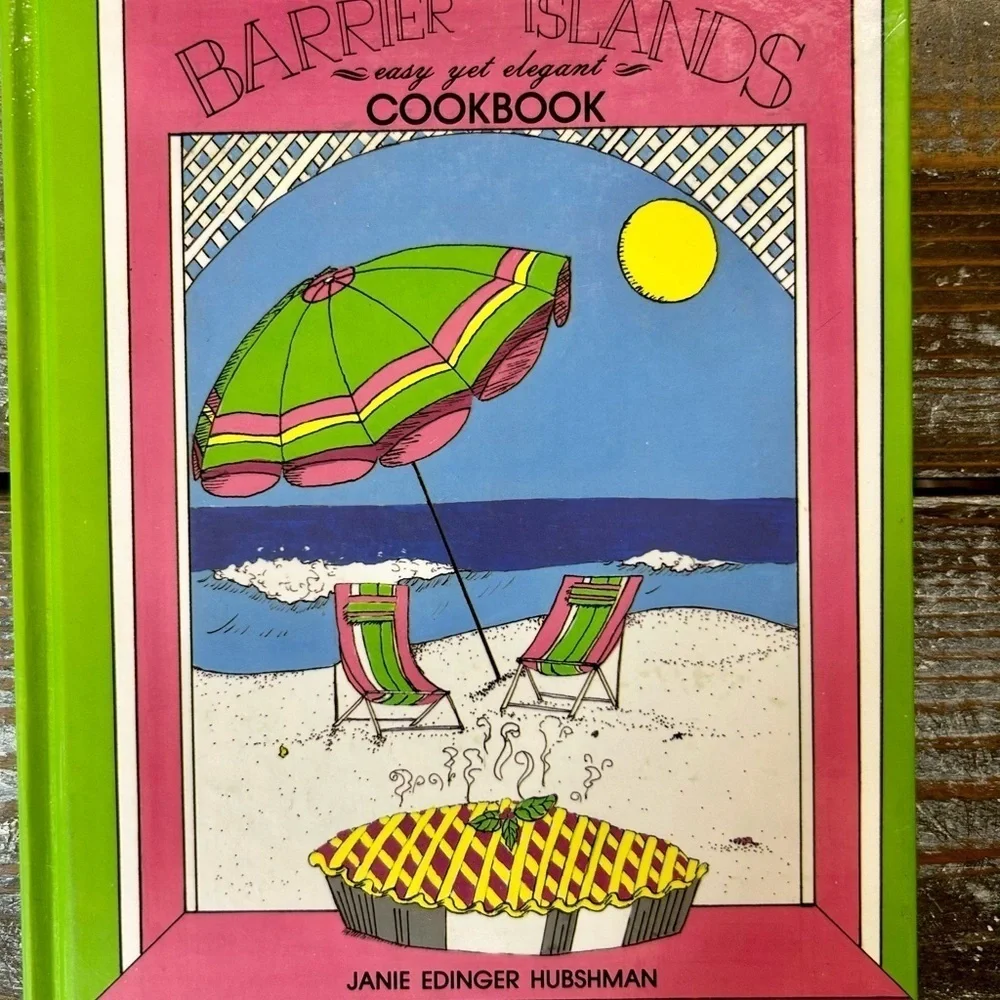 Limited First Edition 1986 Barrier Islands Easy but Elegant Cookbook.